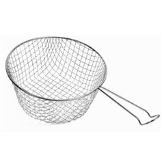 Professional Stainless Steel Chip Pan Basket 18cm Frying Basket