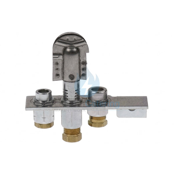 Polidoro three-flame pilot burner for commercial gas equipment