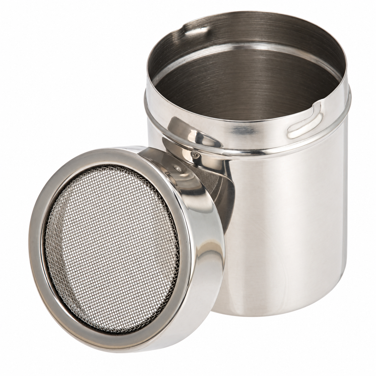Professional Stainless Steel Mesh Shaker Icing Sugar Duster