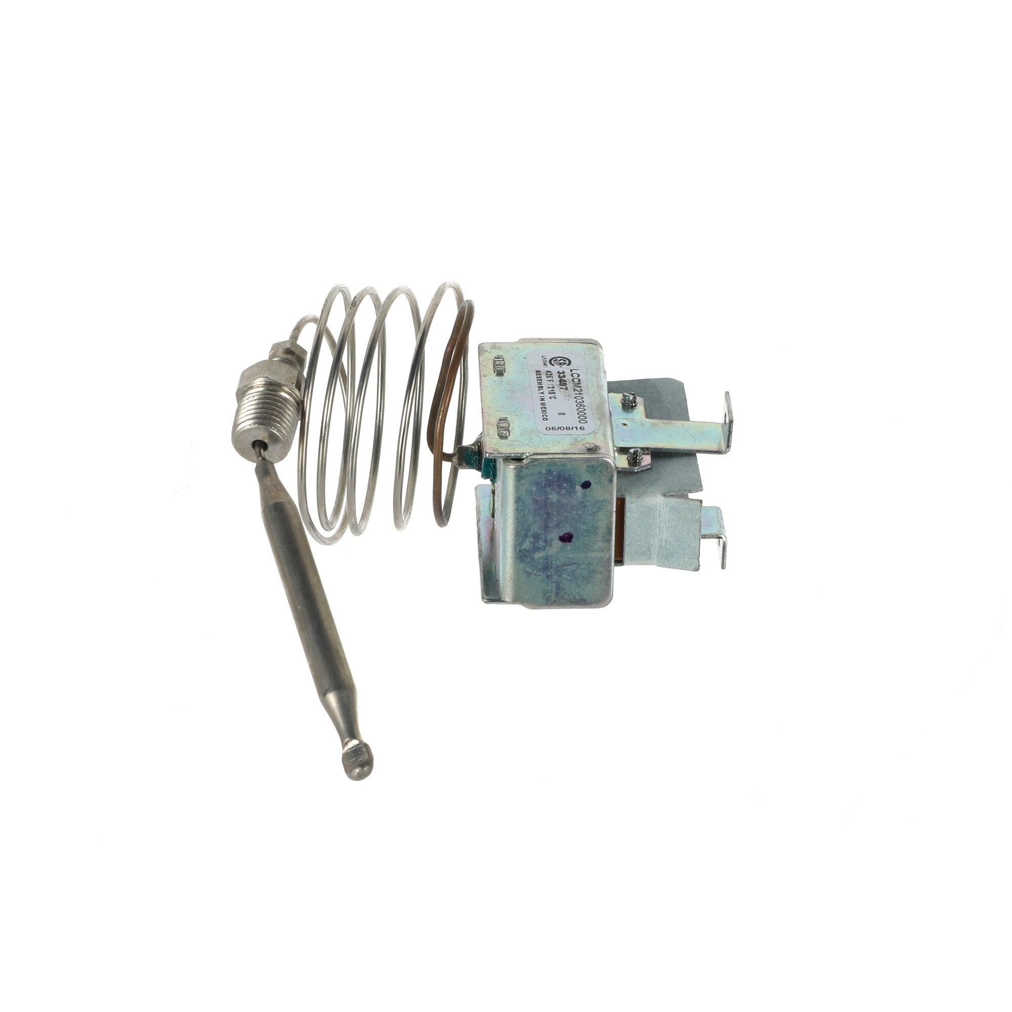 218°C Auto Reset Overheat Thermostat with 1/4" Tank Gland