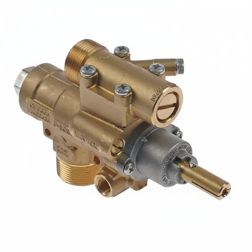 PEL 23S Gas Tap Safety Valve - PEL-23S-101893 M9x1 TC, 25/17mm, lower (Charvet/Firex/Modular/Offcar)