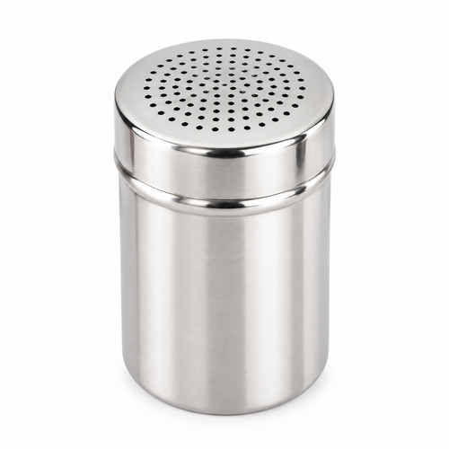 Professional Stainless Steel Shaker 2mm Holes Flour Sugar Spice