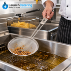 Commercial Fryer Lifter, 16cm Stainless Steel 80 Mesh