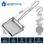 Heavy Duty Professional Commercial Stainless Steel Fryer Oil Skimmer 20cm 80 Mesh