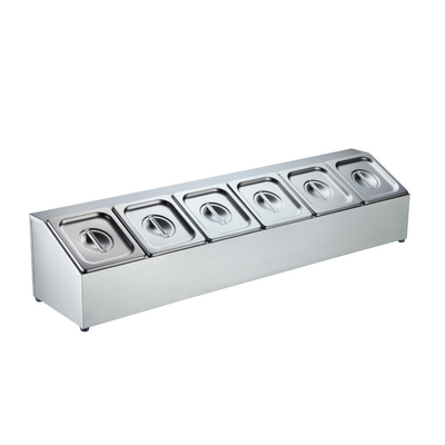 Hamoki GNR-6A 231052 GN pan holder for 6 x GN1/6 100mm pans