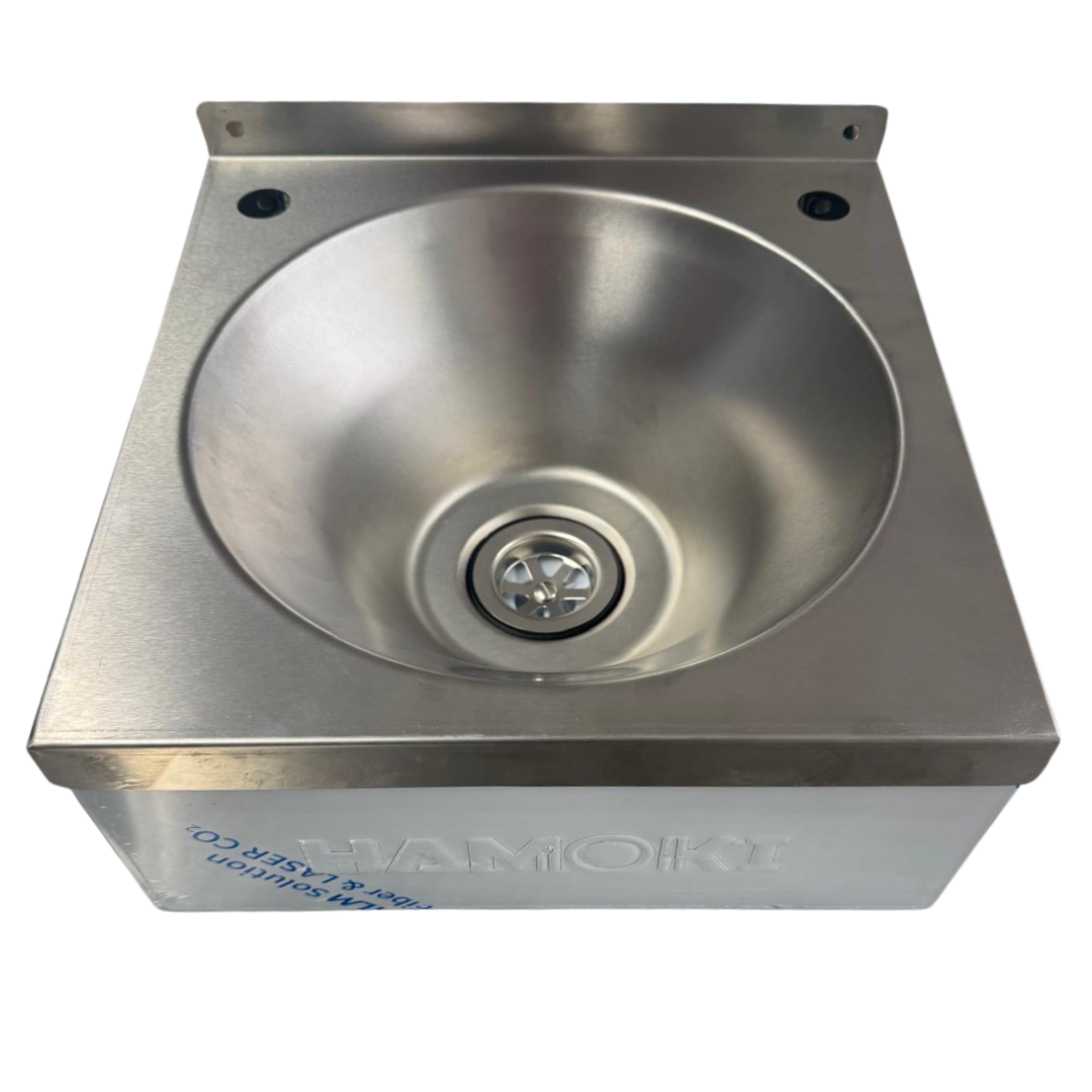 Hamoki KYL30 231060 wall-mounted stainless steel hand wash basin - view 2