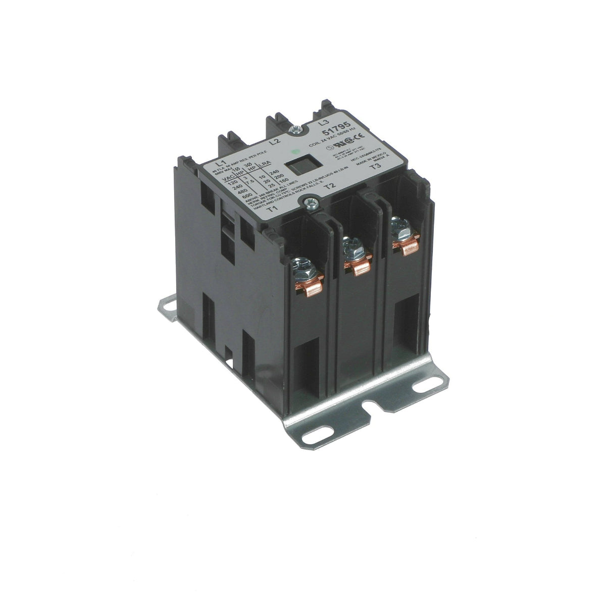 Henny Penny 29509 Contactor 3 Pole 40-50A 24V Coil for 500 561 600 Fryers