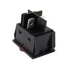 Commercial Equipment Switch / 4 Pin ON OFF (Red) / 30A 250V / 30.5 x 22mm