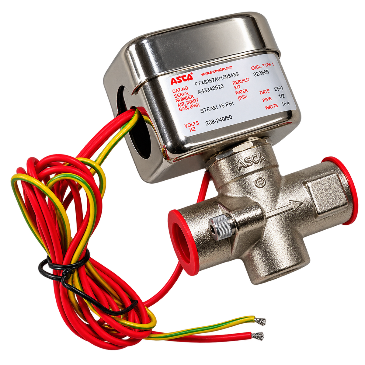 Henny Penny Pressure Fryer Steam Complete Solenoid Valve 208-240V/60Hz Part No. 18721