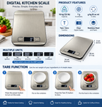 Professional Digital Kitchen Scale 10kg Commercial Food Scale
