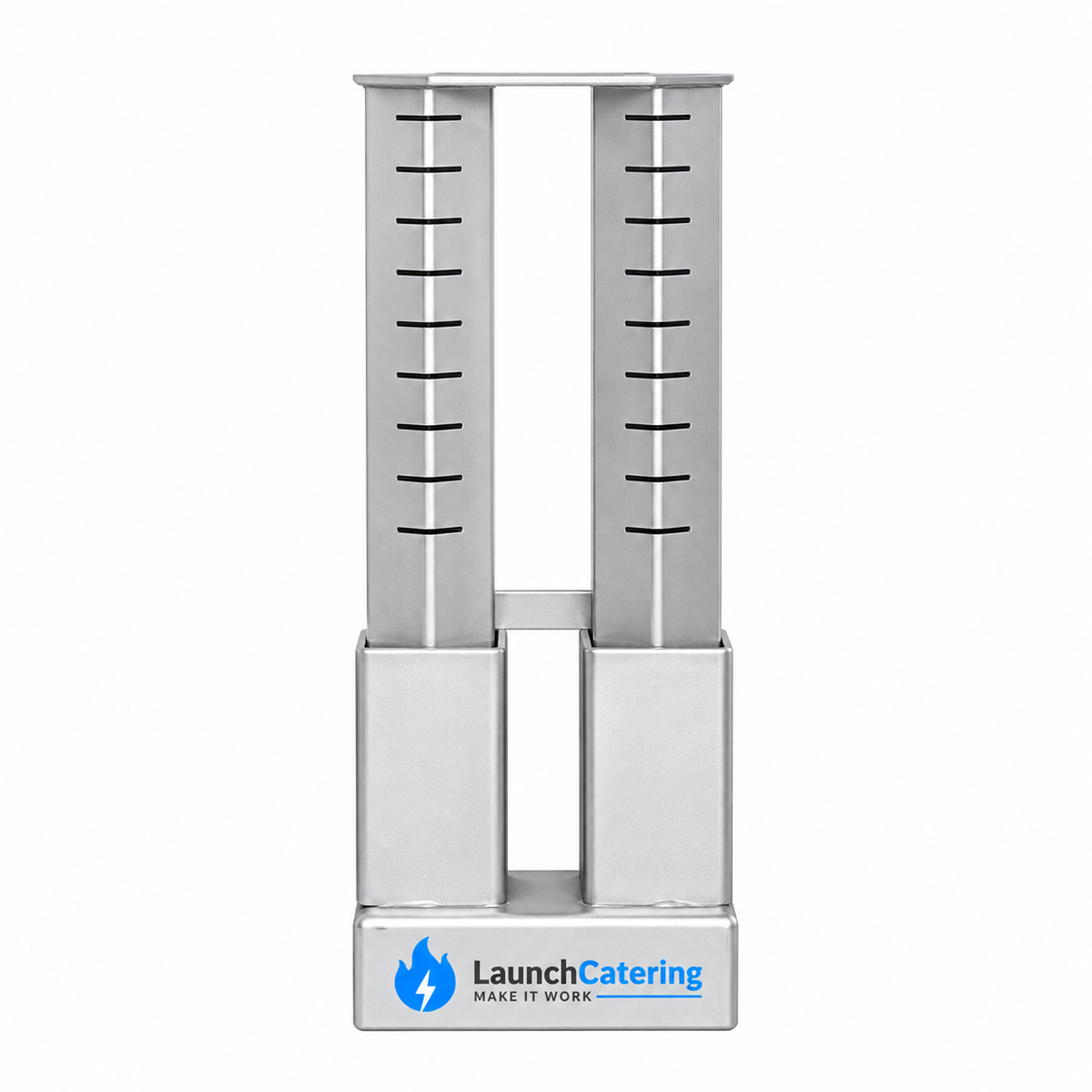 2 Bar Gas Burner Stainless Steel Slotted 1/4 BSP for Chinese Wok Cooker NG or LPG