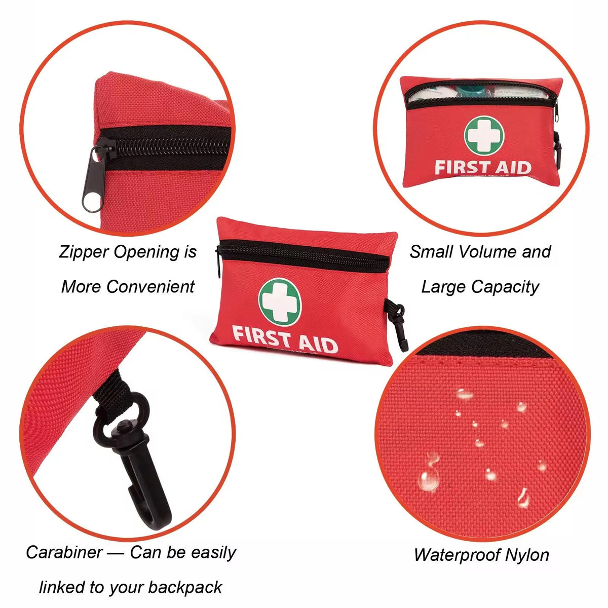 132-Piece First Aid Kit for Busy Kitchens, Restaurants & Workplaces