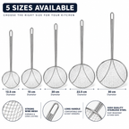 Heavy Duty Professional Commercial Nickel Plated Steel Skimmer 300mm (12in)