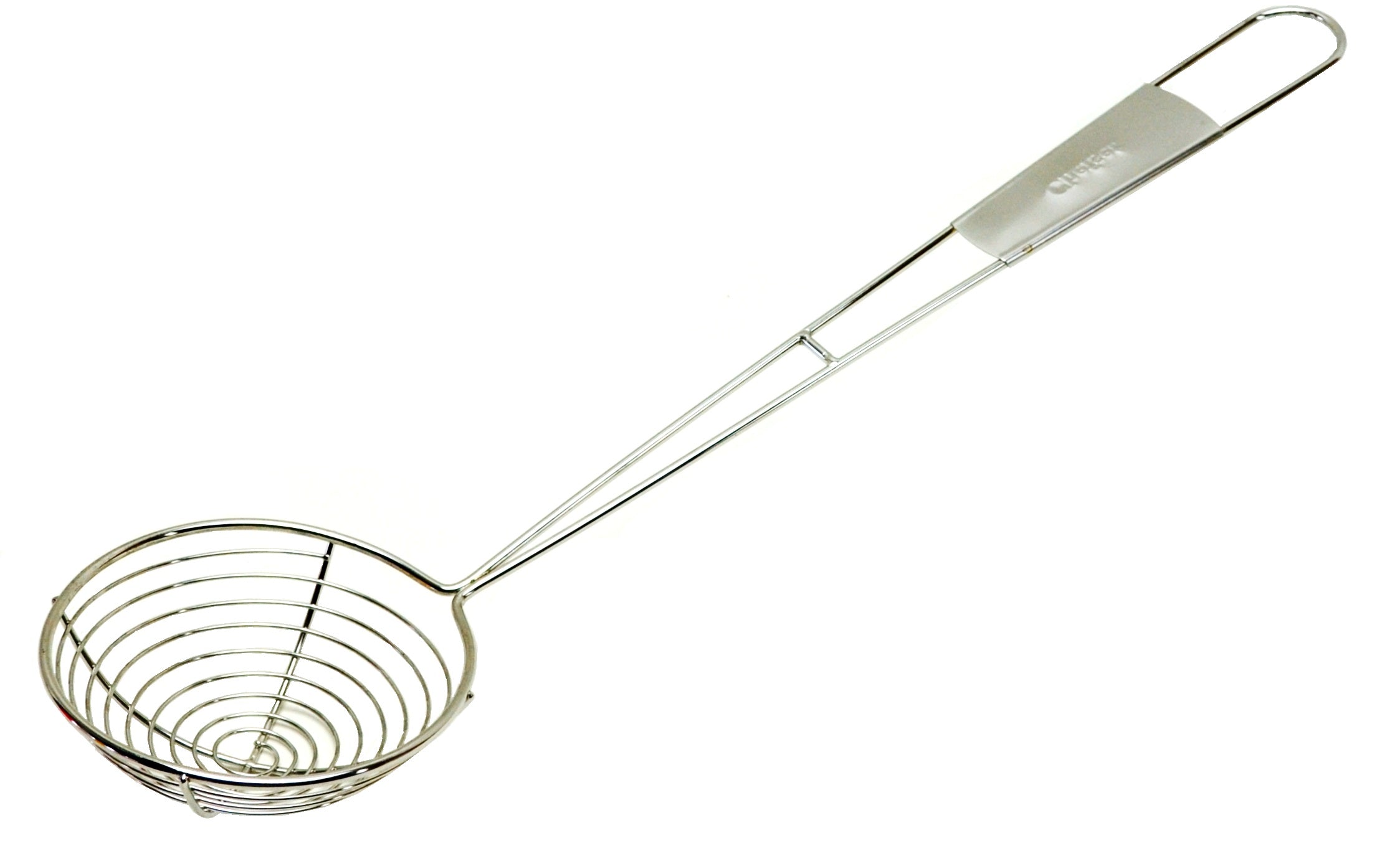 Professional Stainless Steel Perforated Vegetable Ladle 9cm