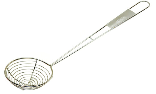 Professional Stainless Steel Perforated Vegetable Ladle 9cm