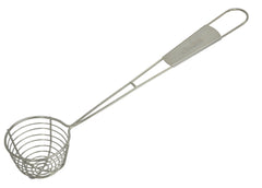 Professional Stainless Steel Perforated Pea Vegetable Ladle 6.3cm