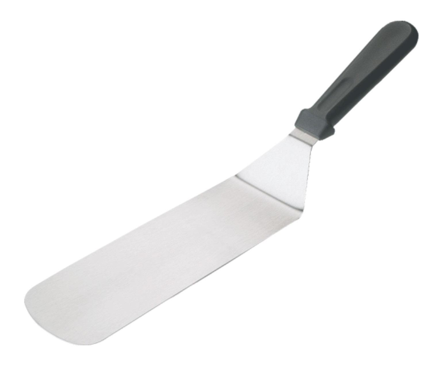 Professional Stainless Steel Solid Turner Fish Slice Black Handle