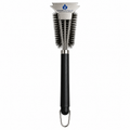 Short Handle 41cm Heavy Duty 304 Stainless Steel BBQ Grill Cleaning Brush with Scraper
