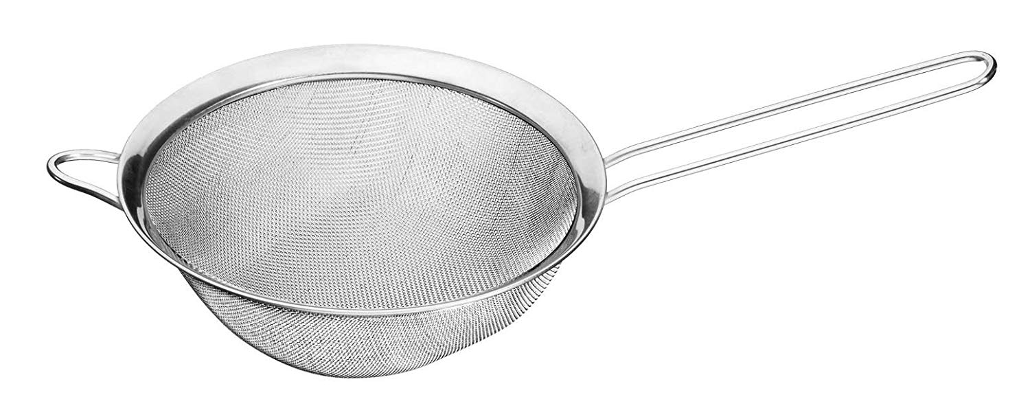 Stainless steel fine mesh strainer 7.5cm diameter