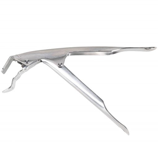 Pizza Pan Gripper for Shallow Pans Stainless Steel Professional