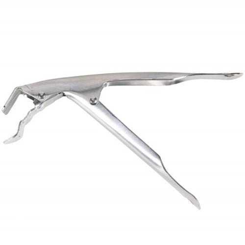 Pizza Pan Gripper for Shallow Pans Stainless Steel Professional