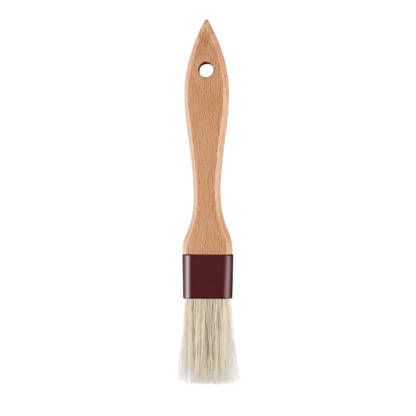 Professional Pastry Brush Basting Brush 1 Inch Wooden Handle