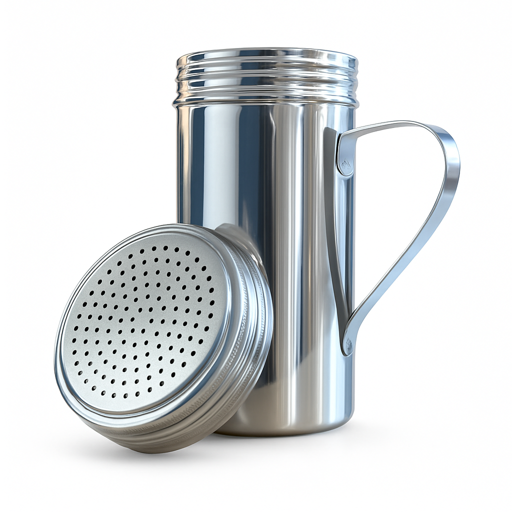 Professional Stainless Steel Dredger Shaker 16oz Flour Sugar