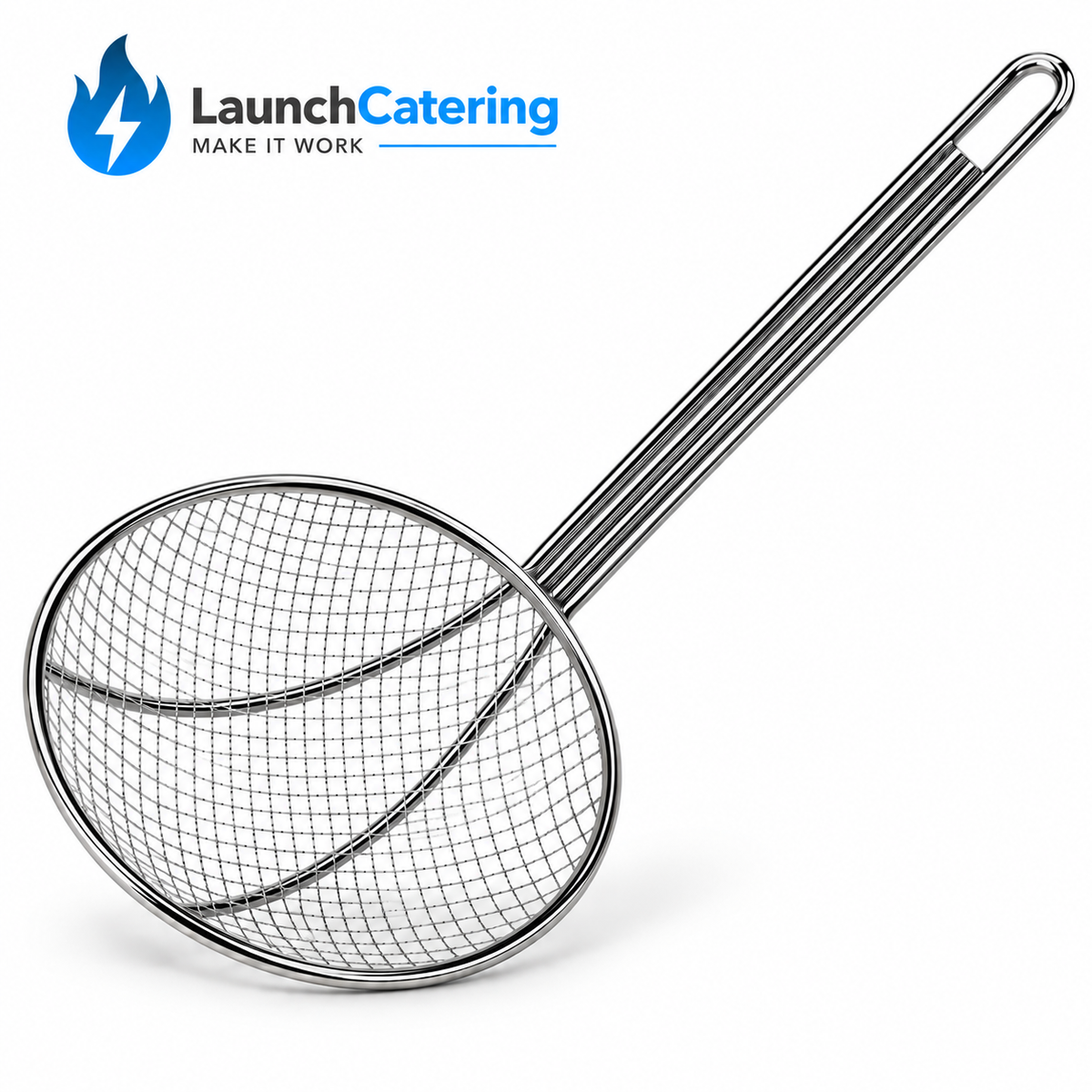 Nickel Plated Heavy Duty Professional Steel Skimmer 225mm (9in)