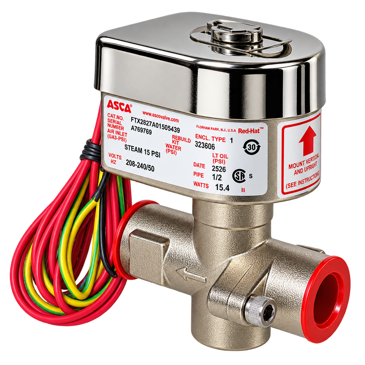 Henny Penny Pressure Fryer Steam Solenoid Valve 240V/50Hz (Part No. 18724)