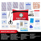 132-Piece First Aid Kit for Busy Kitchens, Restaurants & Workplaces