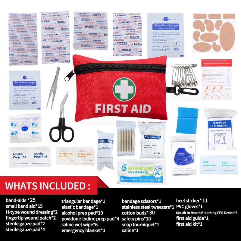 132-Piece First Aid Kit for Busy Kitchens, Restaurants & Workplaces