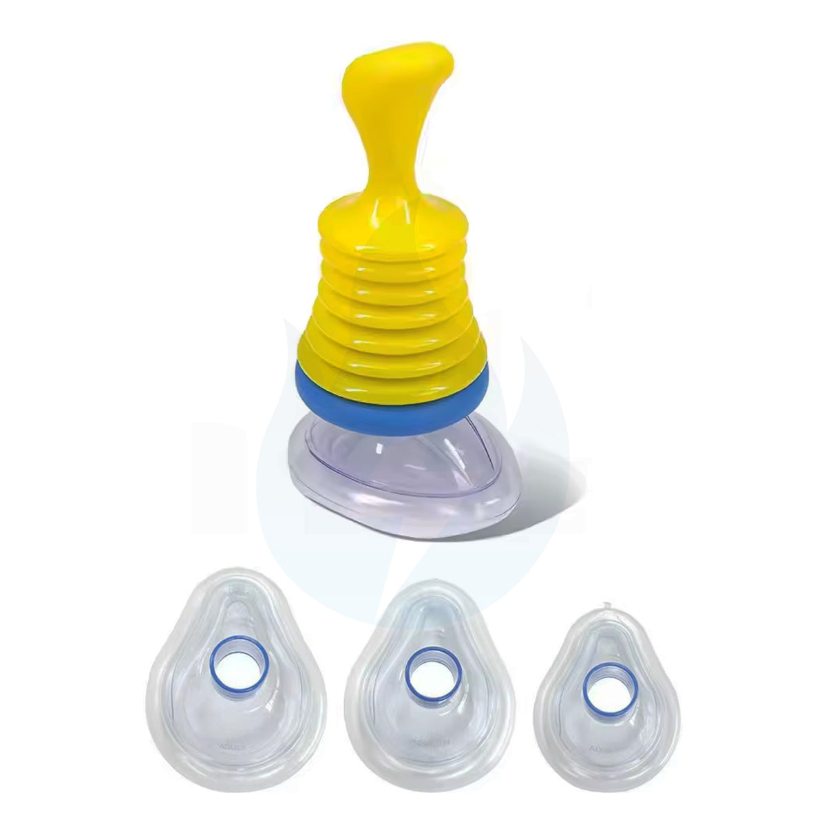 BlessEase Emergency Choking Rescue Device for Children & Adults, Portable Airway Clearance Kit with XS–L Masks