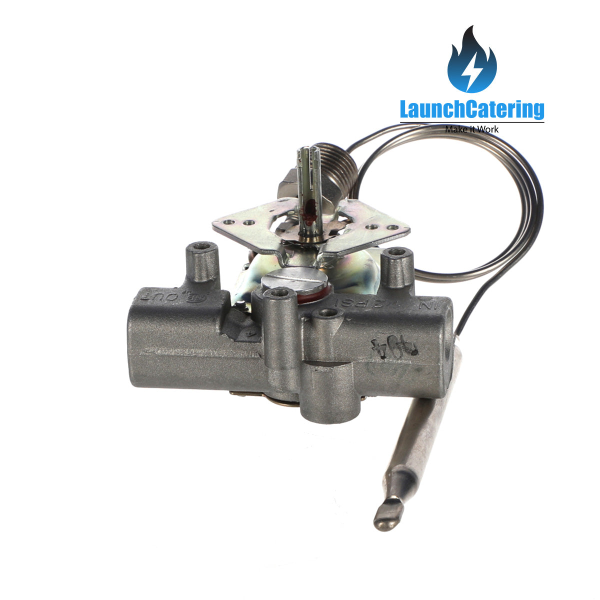 Gas Thermostat Control 220-400°F Bulb 5-3/8” x 3/8” Gland 3/8”