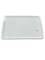 Dough box lid 600 x 400mm white polypropylene pack of 6 for commercial kitchens for 100mm