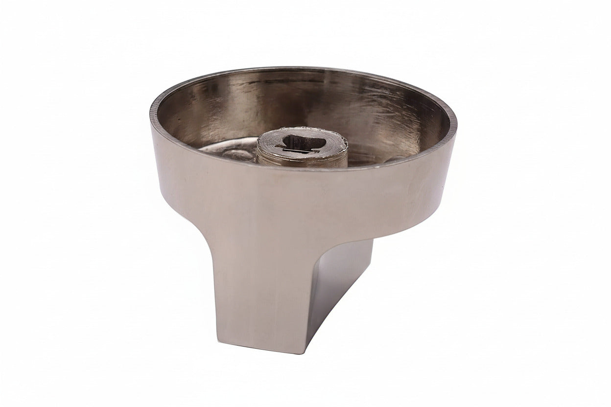 Gas Cooker Control Knob Heavy Duty Chrome Zinc Alloy Ø57mm 8mm Shaft