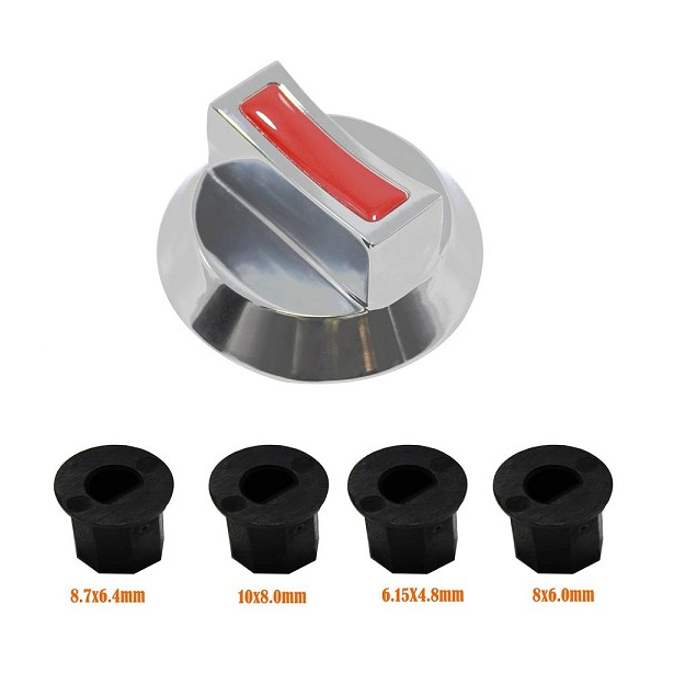 Universal Gas Control Knob Set Heavy Duty Zinc Multi-Size Propane/Natural