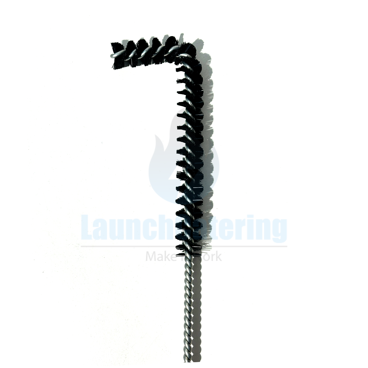2-Piece Fryer Brush Set L-Shape and Straight for Commercial Fryer