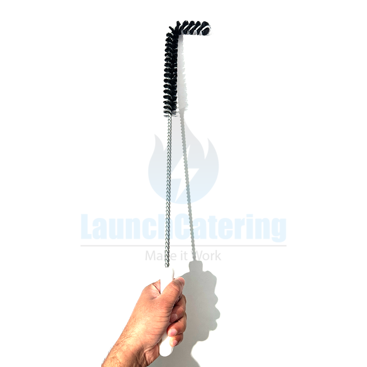 L-Shape Fryer Cleaning Brush 592mm Angled for Commercial Fryer