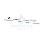 2-Piece Fryer Brush Set L-Shape and Straight for Commercial Fryer