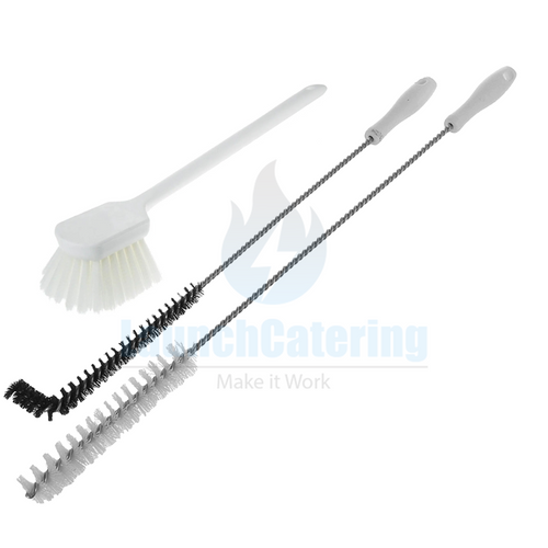 3-Piece Access Brush Set for Commercial Pressure Fryer 500 561 600 Series