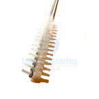 2-Piece Fryer Brush Set L-Shape and Straight for Commercial Fryer