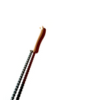2-Piece Fryer Brush Set L-Shape and Straight for Commercial Fryer