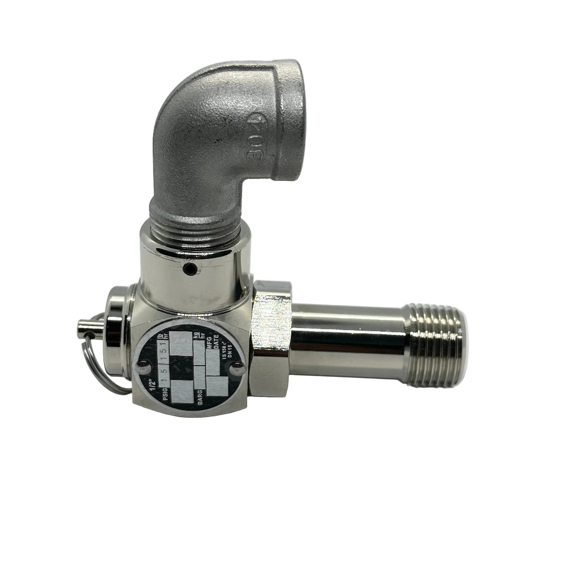 Henny Penny Pressure Fryer Safety Relief Valve 1/2" 15 PSI (Part No. 59742)