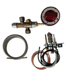Shaan/Shahi Tandoor Oven Pilot burner with Gas Control Valve with Knobs