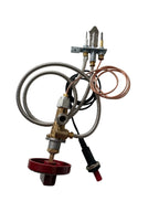 Shaan/Shahi Tandoor Oven Pilot burner with Gas Control Valve with Knobs