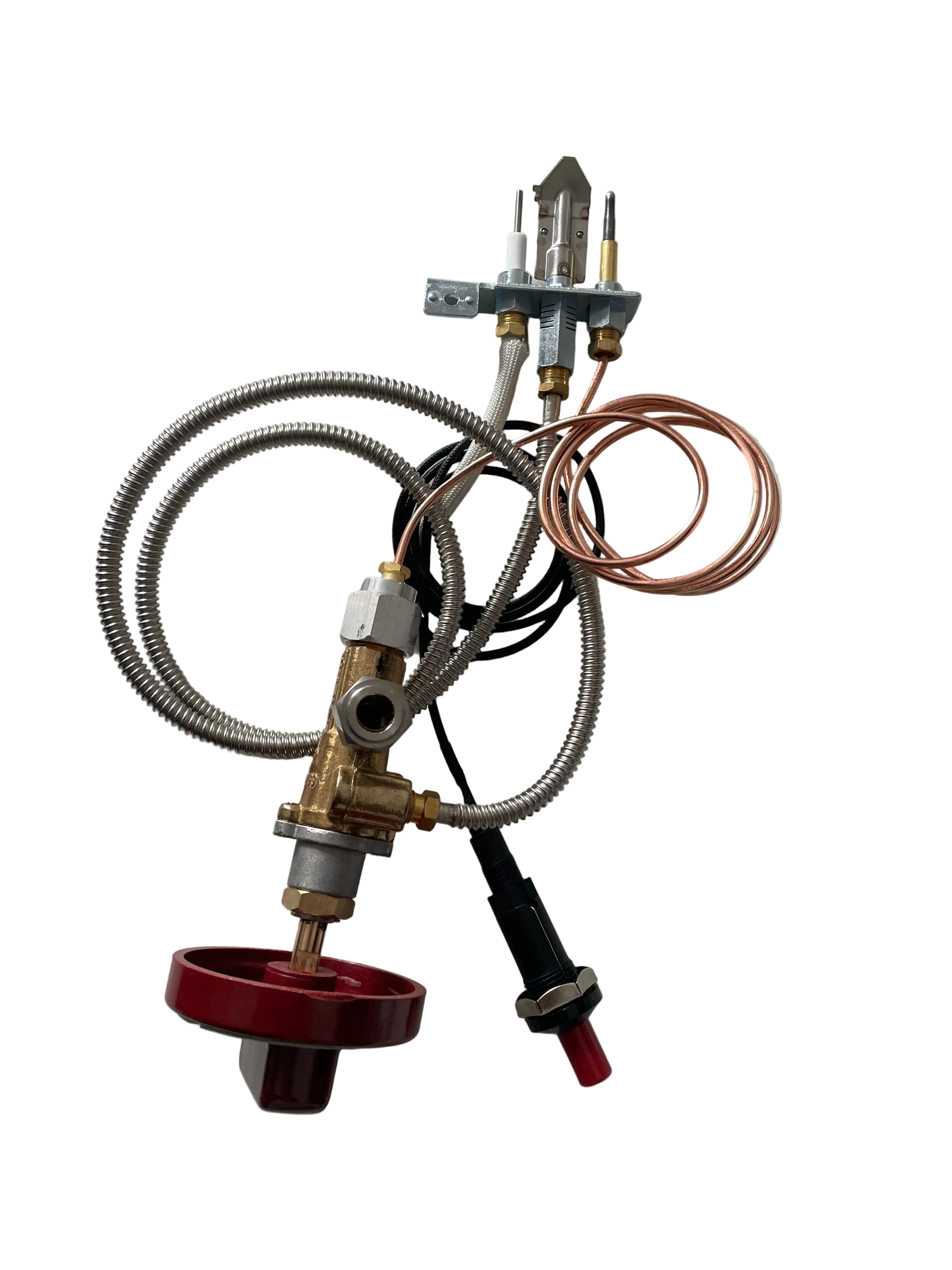 Shaan/Shahi Tandoor Oven Pilot burner with Gas Control Valve with Knobs