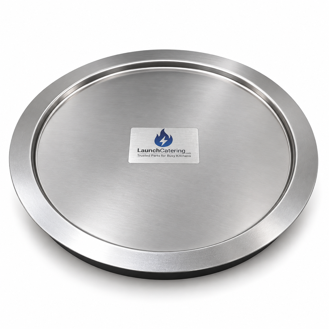 Pizza pan lid 16 inch stainless steel locking lid for pizza tray