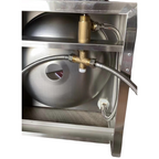 Hamoki KYL43 231045 knee-operated stainless steel hand wash basin - view 2