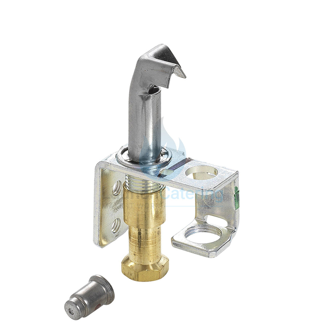 Robertshaw 1830-002 Pilot Burner 5CHL-6 90° Left-Hand Flame For Commercial Gas Oven & Fryer
