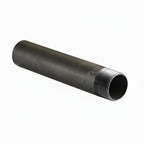 A dark gray metal pipe section with a threaded male end, shown diagonally on a white background with a repeating HAMOKI watermark pattern.